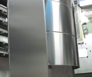 rivestimento inox per caminetto su misura